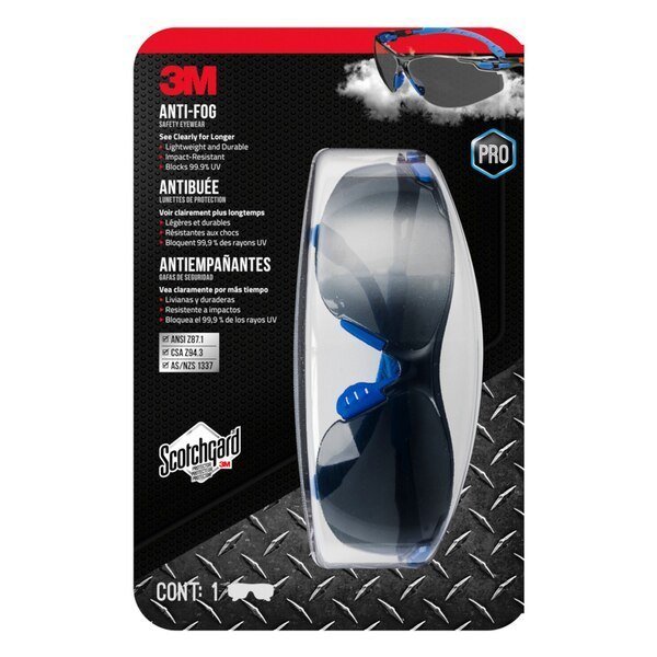 SCOTCHGRD GLSSES BLK/BLU, 3M, Mfr#: 47211H1-VDC